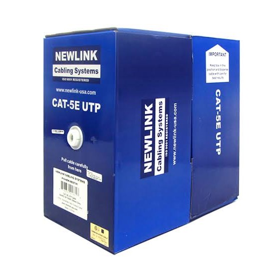 CABLE UTP CAT5E INTERIOR CM 4 PARES 24AWG GRIS – 305M UL