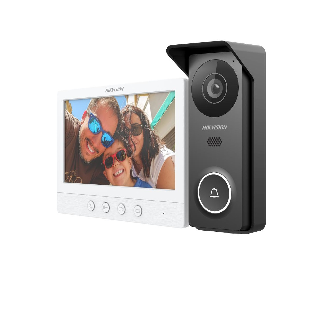 KIT VIDEO PORTERO ANALOGICO (MONITOR + PORTERO) - 4 HILOS – COMPATIBLE CON KIS313-P