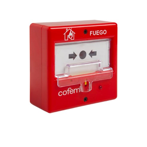 PULSADOR DE ALARMA REARMABLE CONVENCIONAL